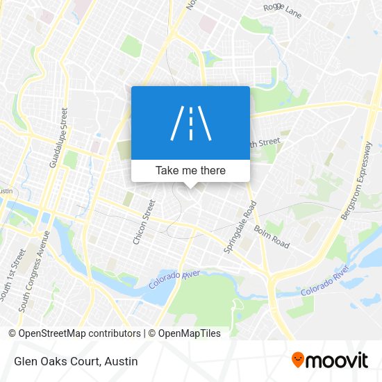 Mapa de Glen Oaks Court