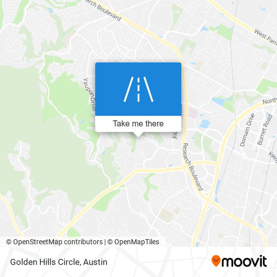 Mapa de Golden Hills Circle