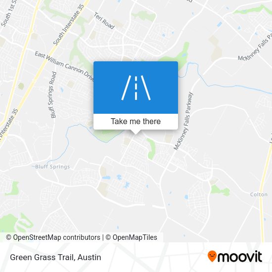 Mapa de Green Grass Trail