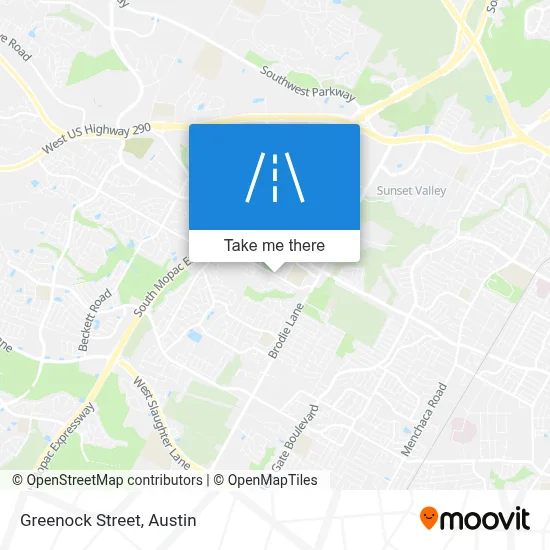 Greenock Street map