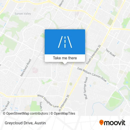 Greycloud Drive map