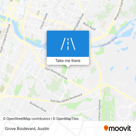 Mapa de Grove Boulevard
