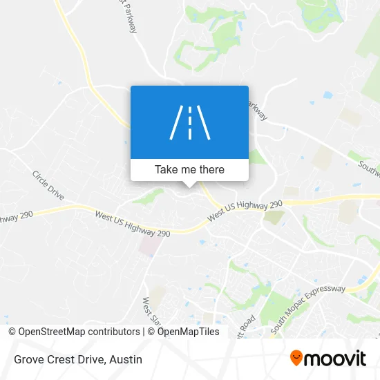 Grove Crest Drive map