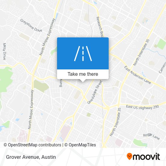 Mapa de Grover Avenue