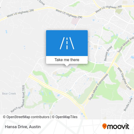 Mapa de Hansa Drive