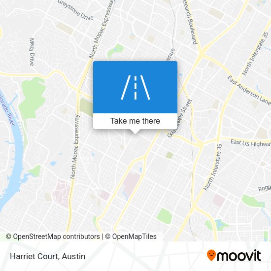 Mapa de Harriet Court
