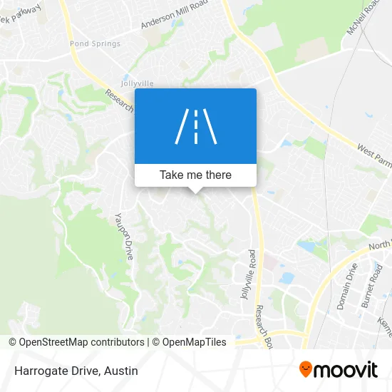 Harrogate Drive map