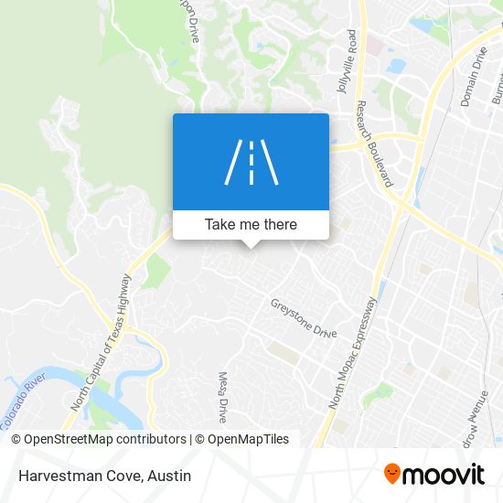 Harvestman Cove map