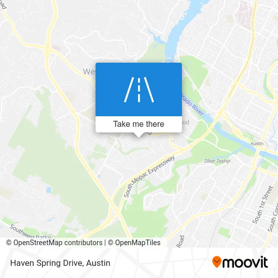 Haven Spring Drive map
