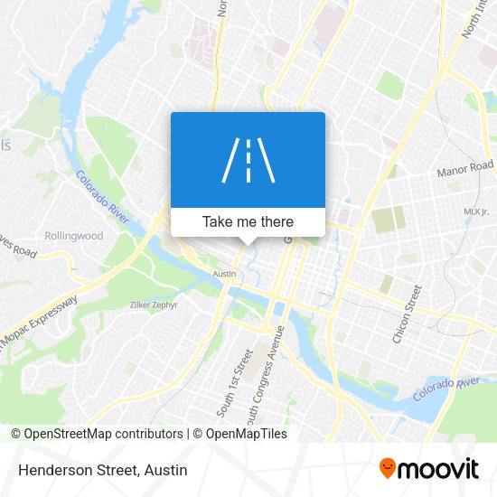 Mapa de Henderson Street