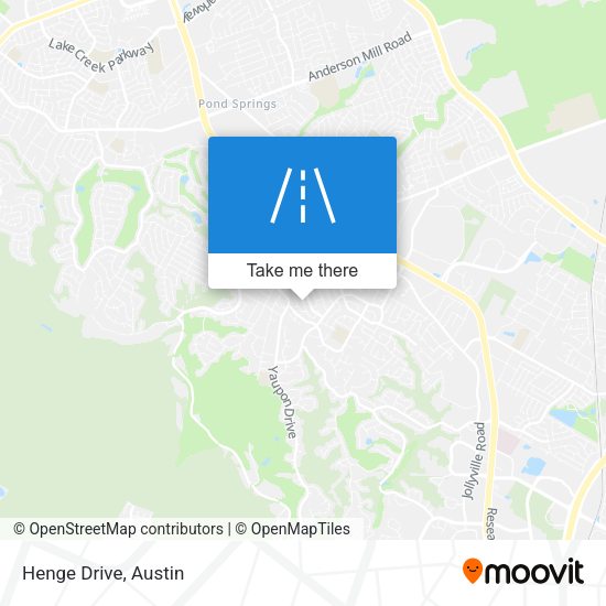 Mapa de Henge Drive