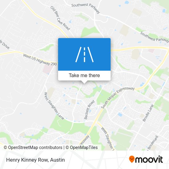 Mapa de Henry Kinney Row