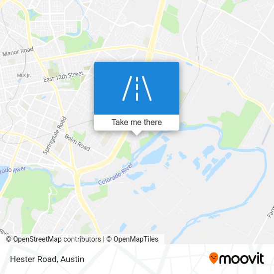 Hester Road map