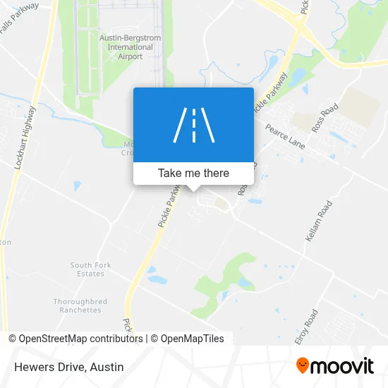 Hewers Drive map
