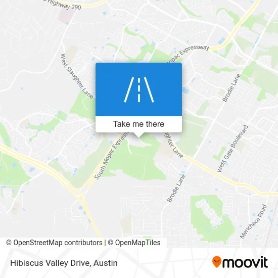 Hibiscus Valley Drive map