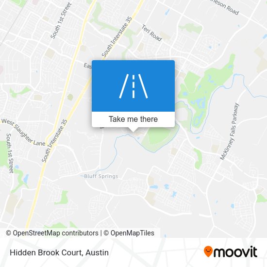 Mapa de Hidden Brook Court
