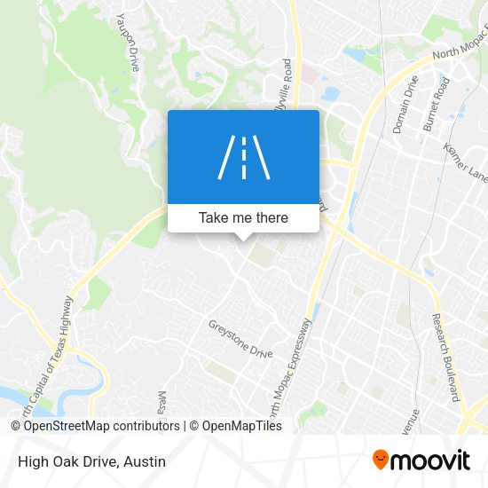 Mapa de High Oak Drive