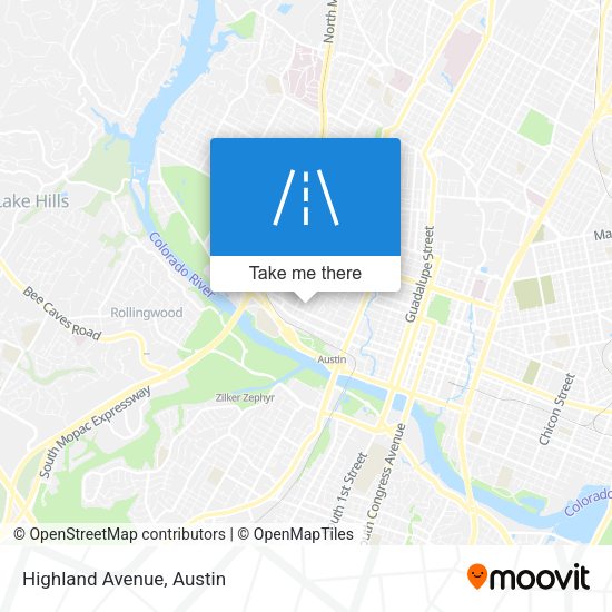 Mapa de Highland Avenue