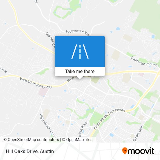 Mapa de Hill Oaks Drive