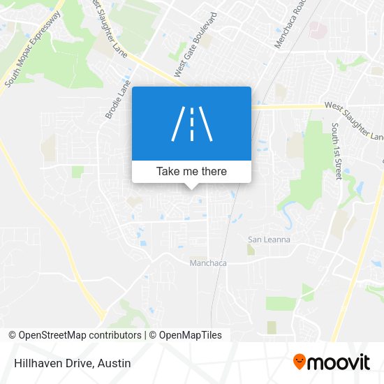 Mapa de Hillhaven Drive