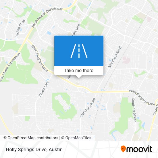 Mapa de Holly Springs Drive