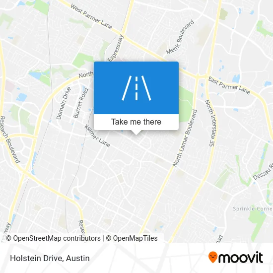 Holstein Drive map