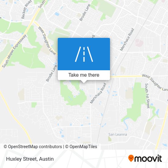 Mapa de Huxley Street