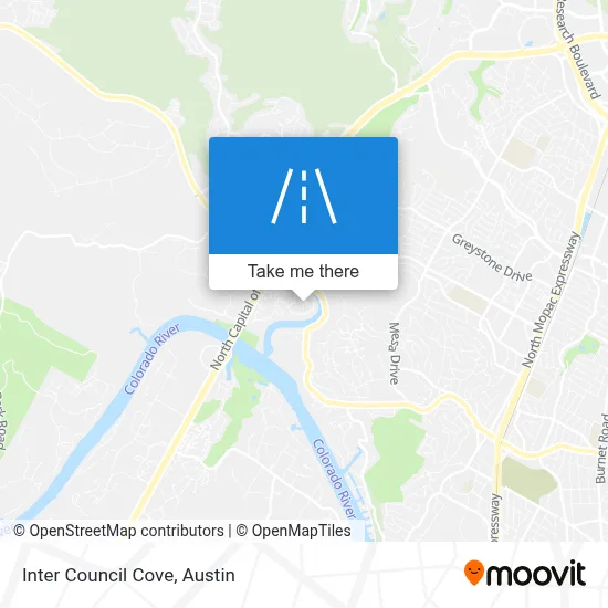 Inter Council Cove map