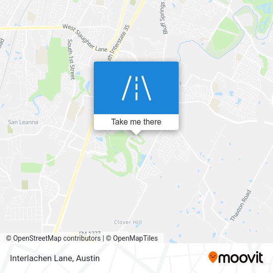 Mapa de Interlachen Lane