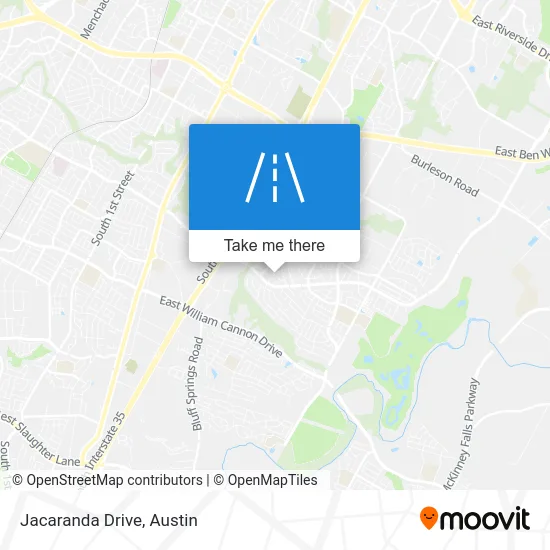 Jacaranda Drive map