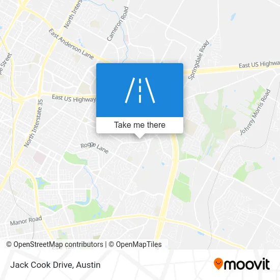 Jack Cook Drive map
