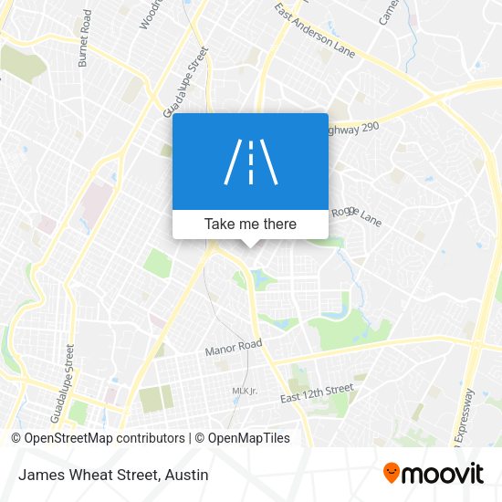 Mapa de James Wheat Street