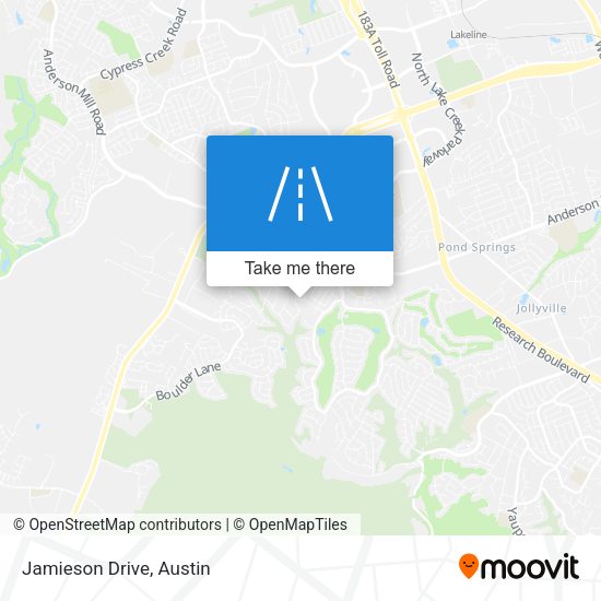 Mapa de Jamieson Drive