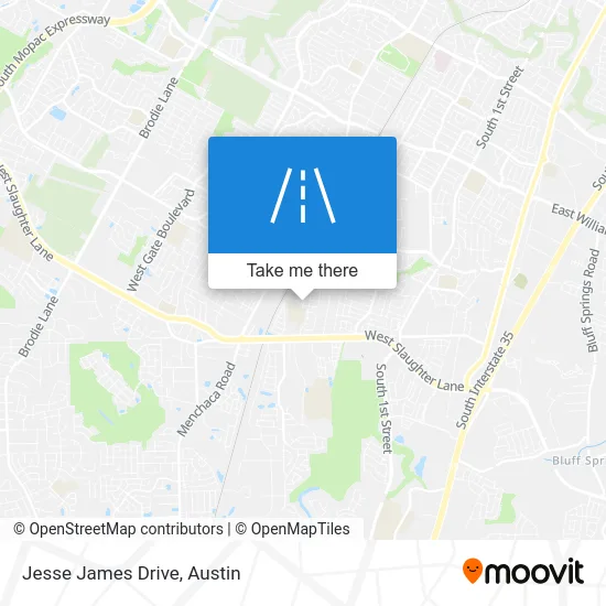Jesse James Drive map