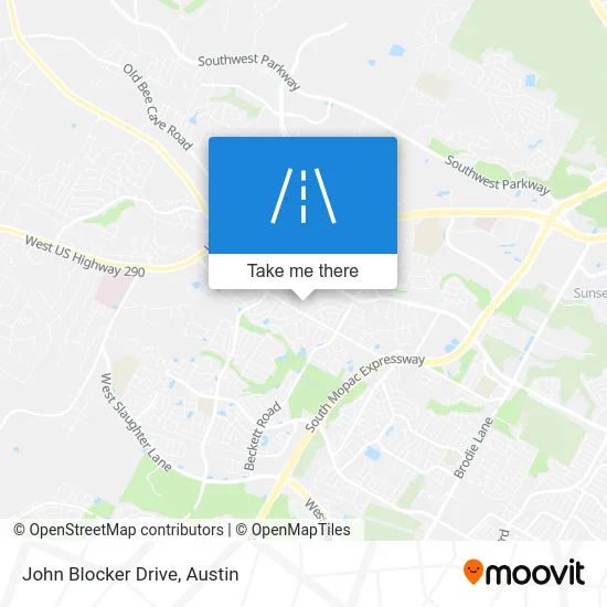 John Blocker Drive map