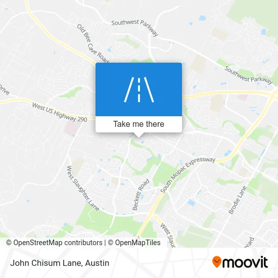 John Chisum Lane map