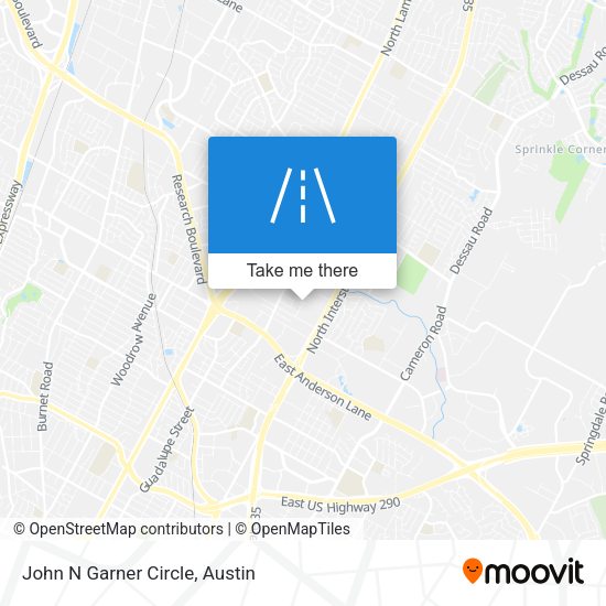 Mapa de John N Garner Circle