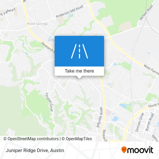 Mapa de Juniper Ridge Drive