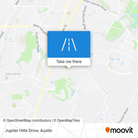 Mapa de Jupiter Hills Drive