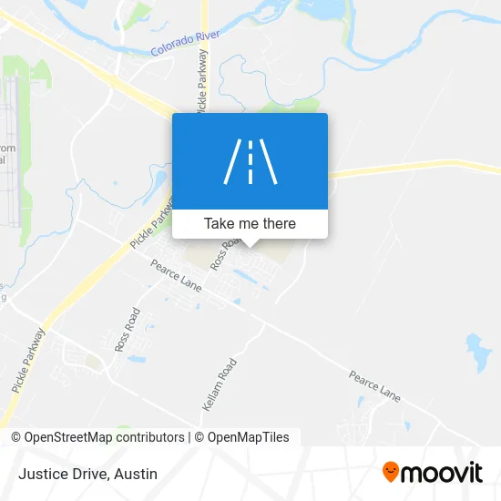 Justice Drive map