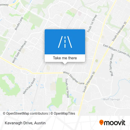 Kavanagh Drive map