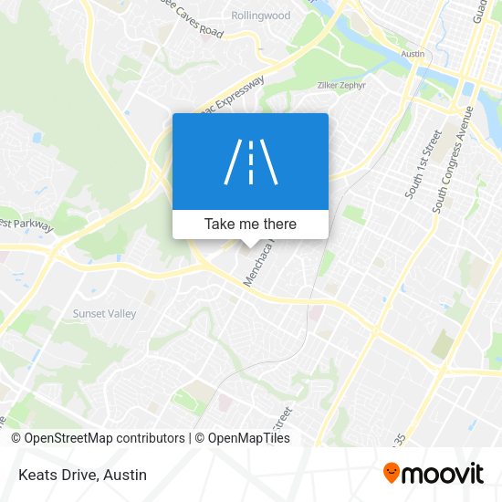 Mapa de Keats Drive