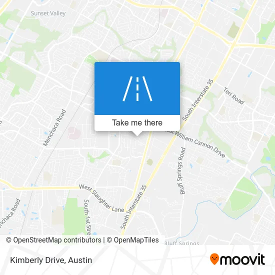 Kimberly Drive map