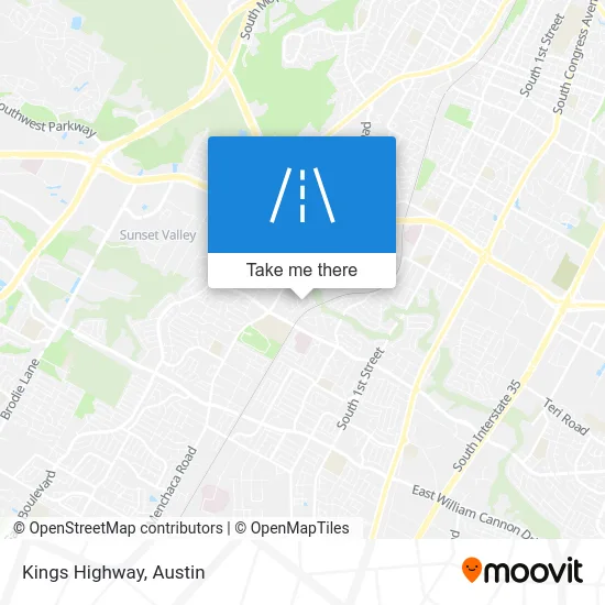 Kings Highway map
