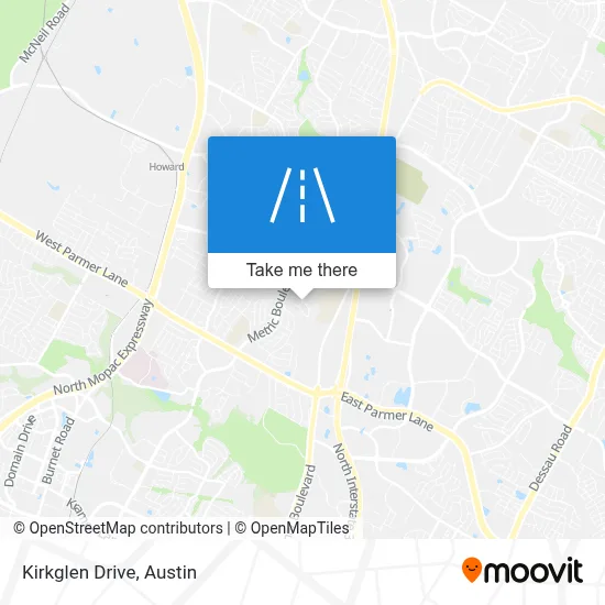 Kirkglen Drive map