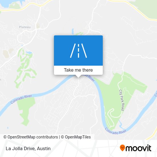 La Jolla Drive map