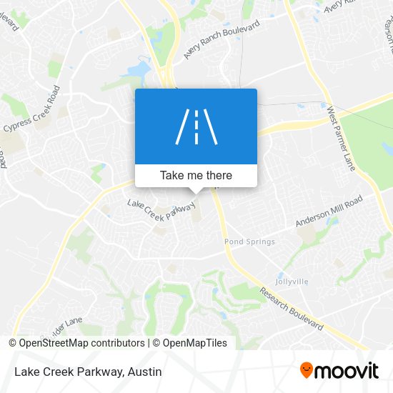 Mapa de Lake Creek Parkway