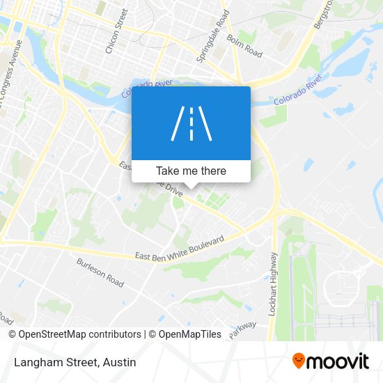 Mapa de Langham Street