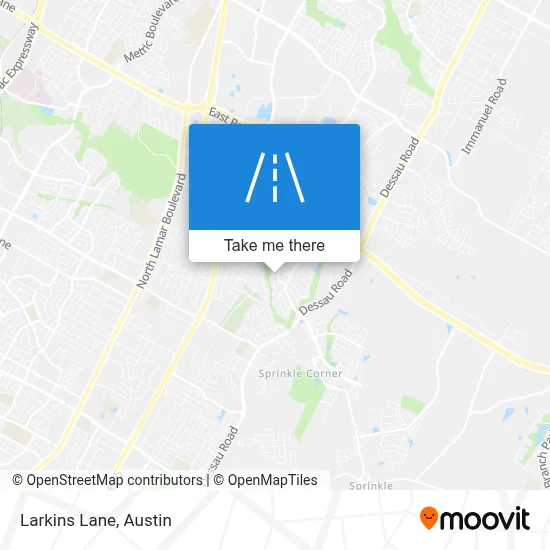 Larkins Lane map