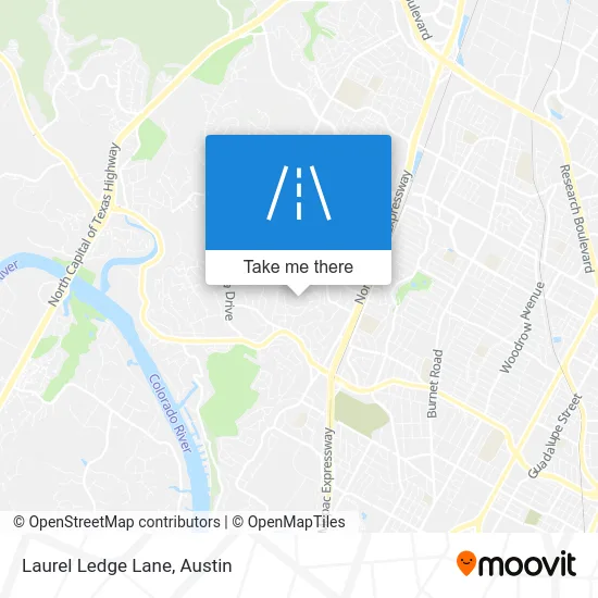 Laurel Ledge Lane map